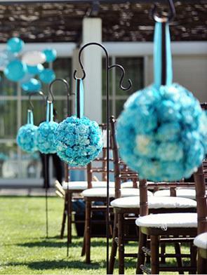 boule-fleur-bleu-mariage