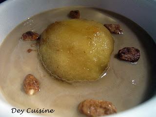 Pomme confite au caramel & crème spéculos
