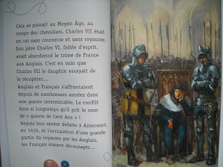 Jeanne d'Arc et le roi sans couronne de Laurent Bègue illustré par Ugo Pinson