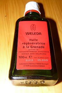 Test produit: l'huile de beauté régénératrice à la grenade de chez  Weleda