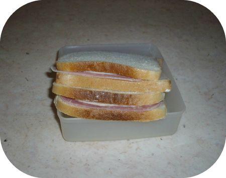 cuisine sandwich jambon fromage de chèvre