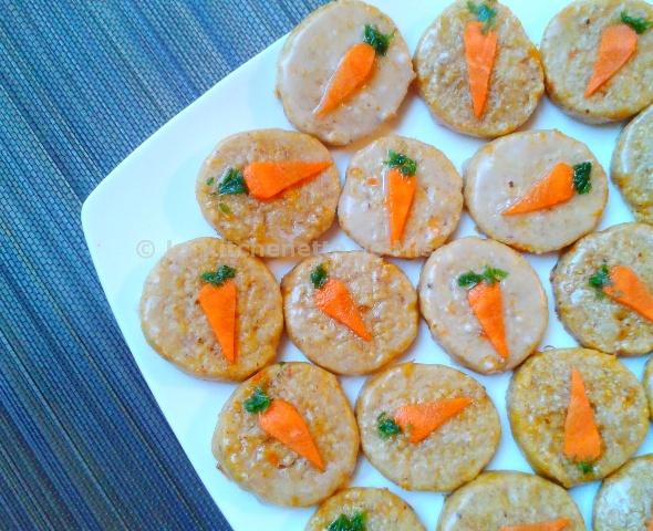 Biscuits à la « carrot cake »