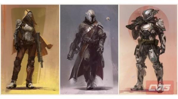 Hunter, Warlock, Titan, les trois premiĂ¨res classes rĂŠvĂŠlĂŠes. Image Computer and Videogames.