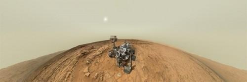 360° du curiosity,mars