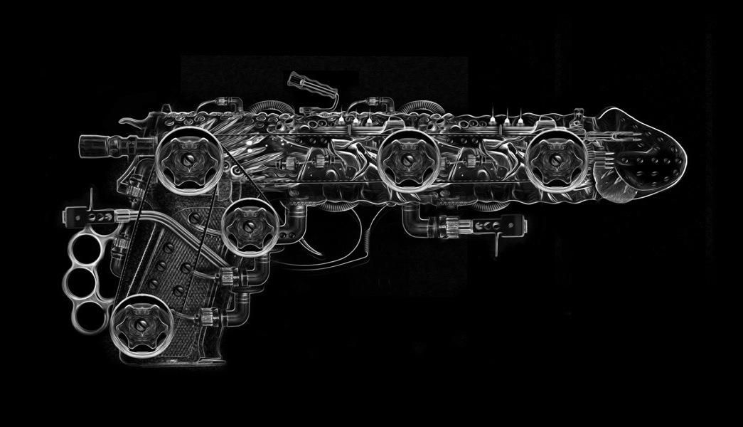 Pistolet en forme de Phallus