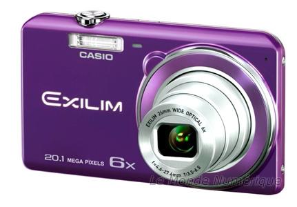 Appareil photo numérique Casio Exilim EX-ZS30 avec un capteur de 20,1 Mp