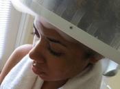 Cheveux opter pour soins avec casque vapeur