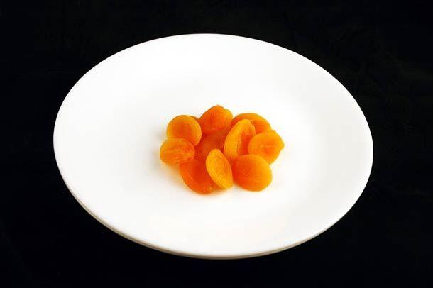200 calories d'abricots secs