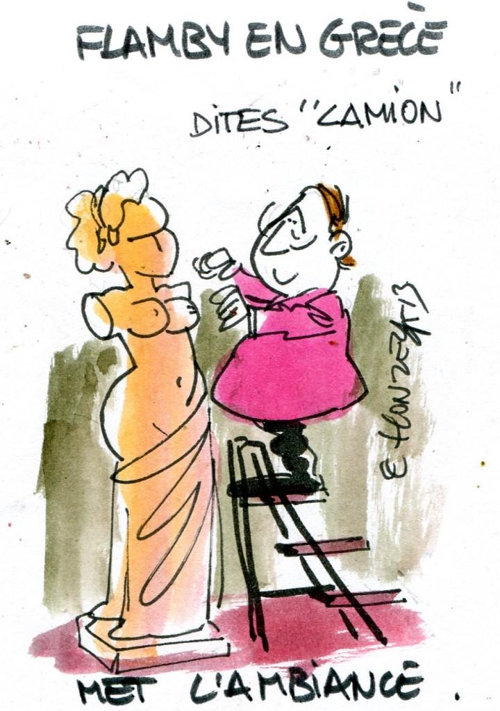 Hollande en Grèce : visite tragi-comique