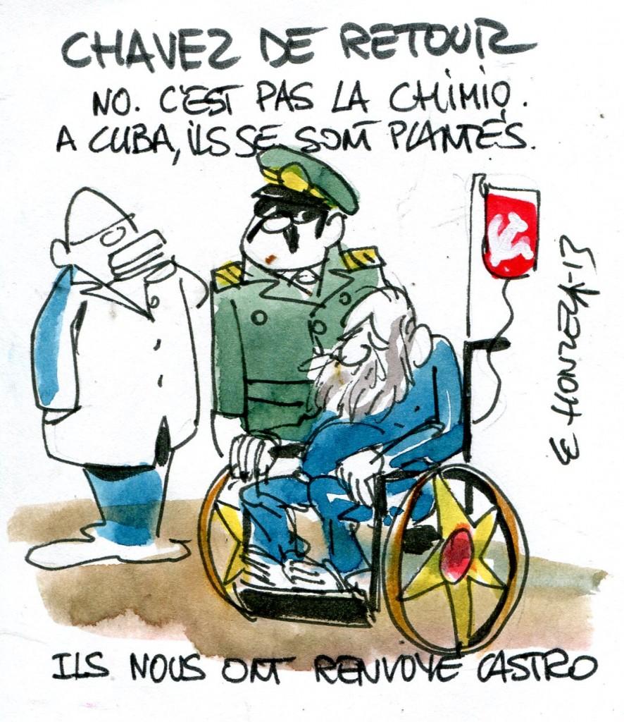 Chavez de retour, pas de miracle cubain