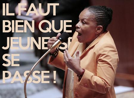 taubira : il faut que jeunesse se passe