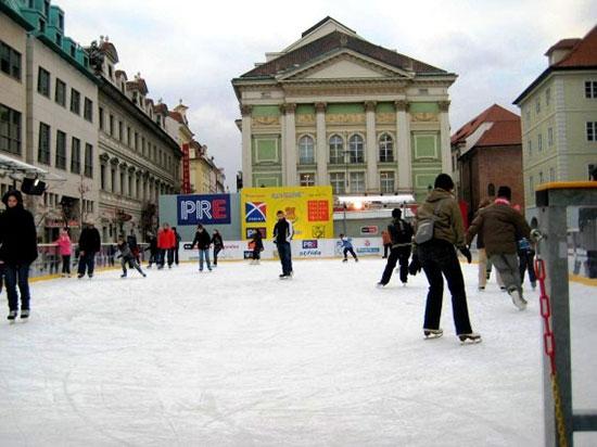 Patin à glace à Prague