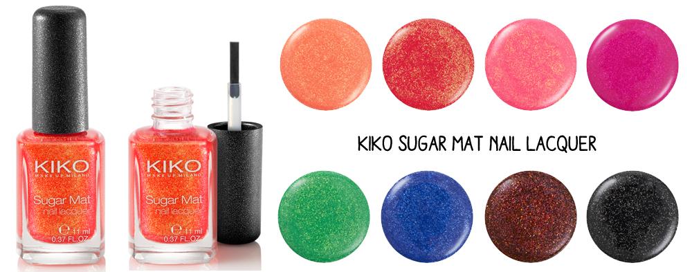 Kiko sugar mat nail lacquer
