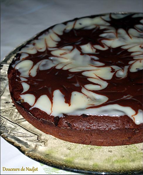 gateau fondan marbré