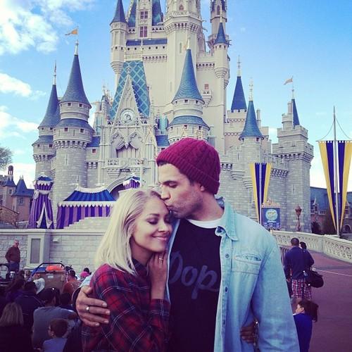The happiest place on earth… - @cottrellguidry Kat Graham and her fiance’ 
