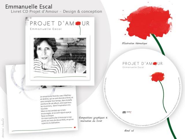 Livret CD Projet d'Amour - Design & conception {JPEG}