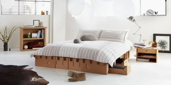 Paperclip bed, le lit en carton 100% recyclable…