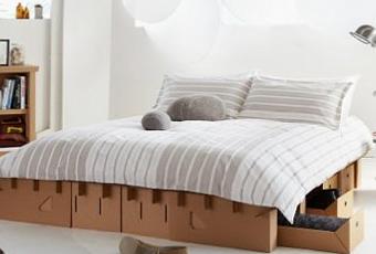 Paperclip bed, le lit en carton 100% recyclable… - Paperblog