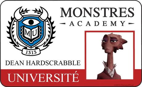 Les personnages de Monstres Academy