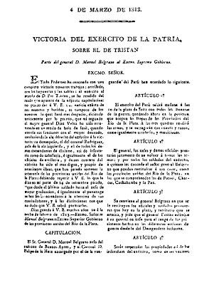 Il y a deux cents ans aujourd'hui, le général Belgrano emportait la victoire à Salta [Bicentenaire]