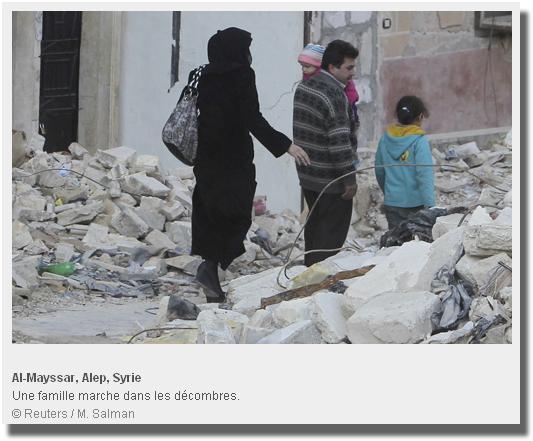 Syrie : la situation humanitaire est catastrophique