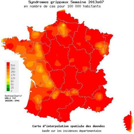 GRIPPE: L'activité épidémique amorce sa décrue – Grog- Sentinelles-InVS