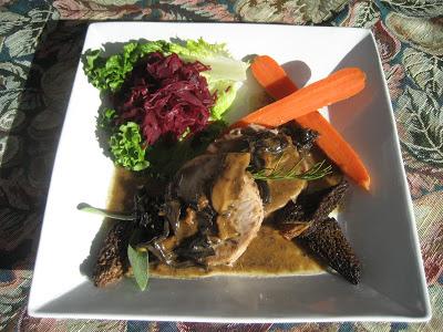 Rôti de longe de porc façon forestière