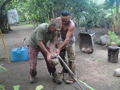 Camping sauvage à Nuku Hiva
