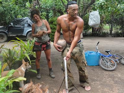 Camping sauvage à Nuku Hiva