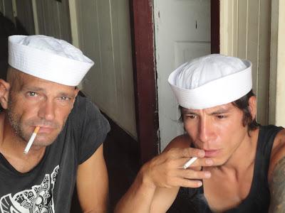 Panama-ciudad con amigos viajeros y malabaristas