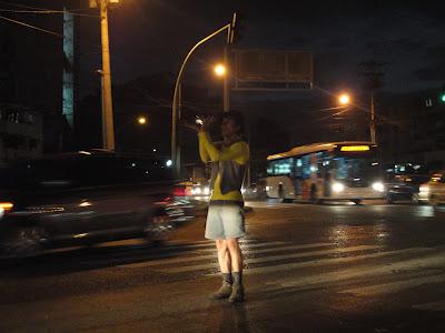 Panama-ciudad con amigos viajeros y malabaristas