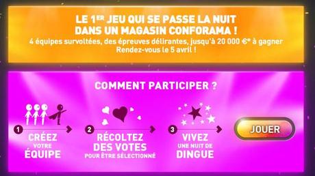 Confo vous propose de passer une folle nuit enfermé dans son magasin