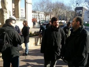 Au Méliès de Montreuil, tout ça pour ça ???? Stéphane Goudet à son arrivée devant la mairie de Montreuil