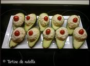 Avocat fourré salade crabe
