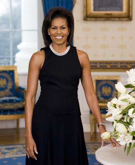 LE PORTRAIT DE MICHELLE OBAMA POUR L’ANNEE 2013 Michelle Obama - photo officielle