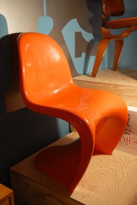 Panton chair orange