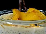 cereales lait, gelee mangue rotie