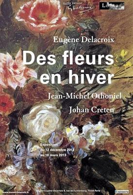 Expo au musée Delacroix - Paris 6 : Des Fleurs en Hiver - Eugène Delacroix, Jean-Michel Othoniel et Johan Creten