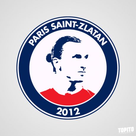 Détournement logo PSG Zlatan Ibrahimovic