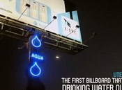 premier panneau publicitaire générateur d’eau potable