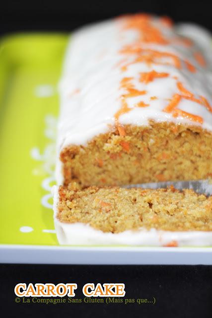 Carrot cake - sans gluten et sans lait