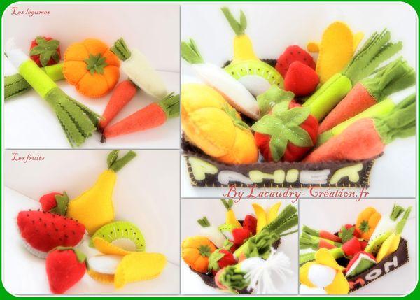panier de 12 fruits et légumes commande personnalisée