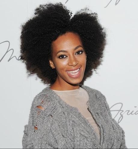 Solange Knowles afro