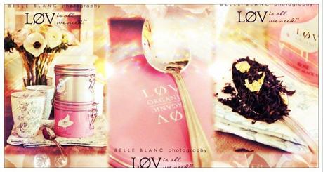 the rose lov organic, pink tea