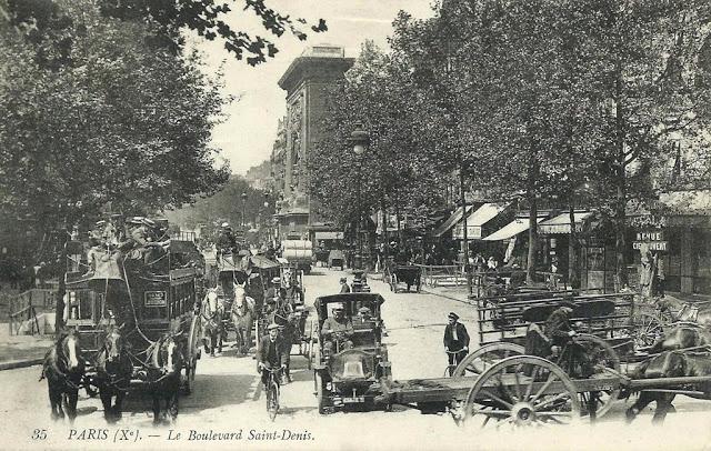 Les cyclistes du Boulevard Saint-Denis