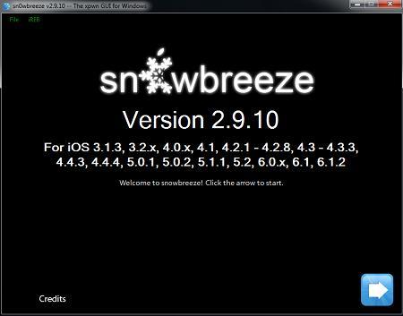 Tutoriel: Jailbreak iOS 6.1.2 avec Sn0wbreeze 2.9.10