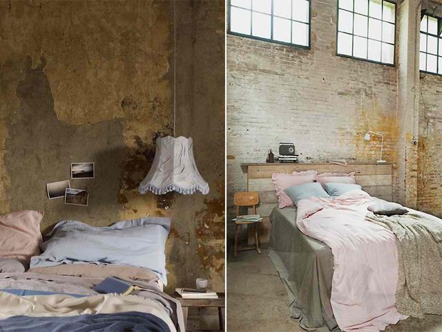 mur delavé par le temps