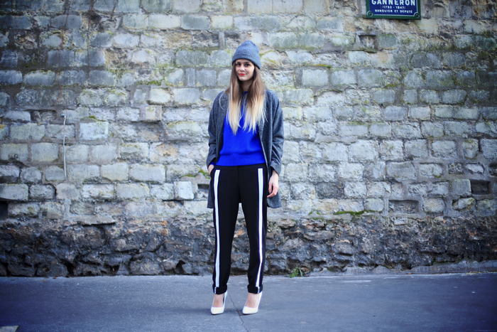 BLACK AND WHITE PANTS