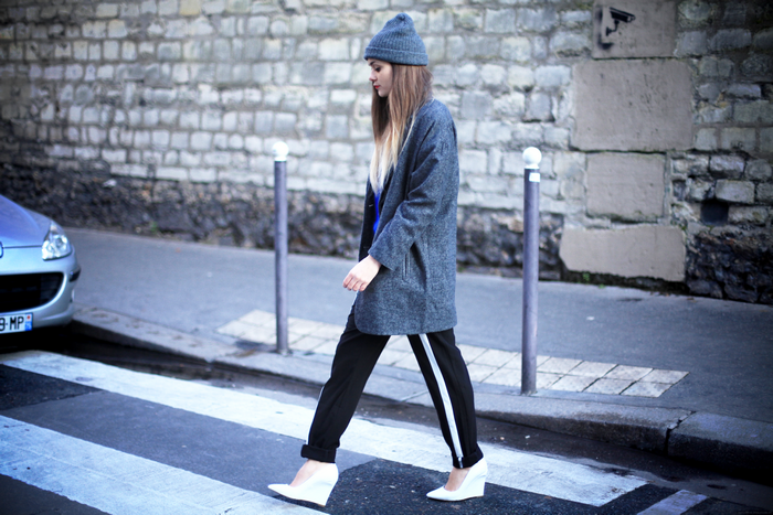 BLACK AND WHITE PANTS