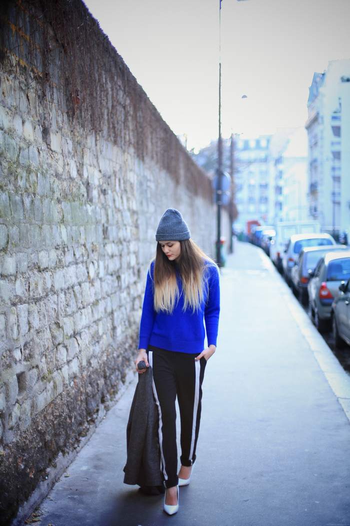 BLACK AND WHITE PANTS